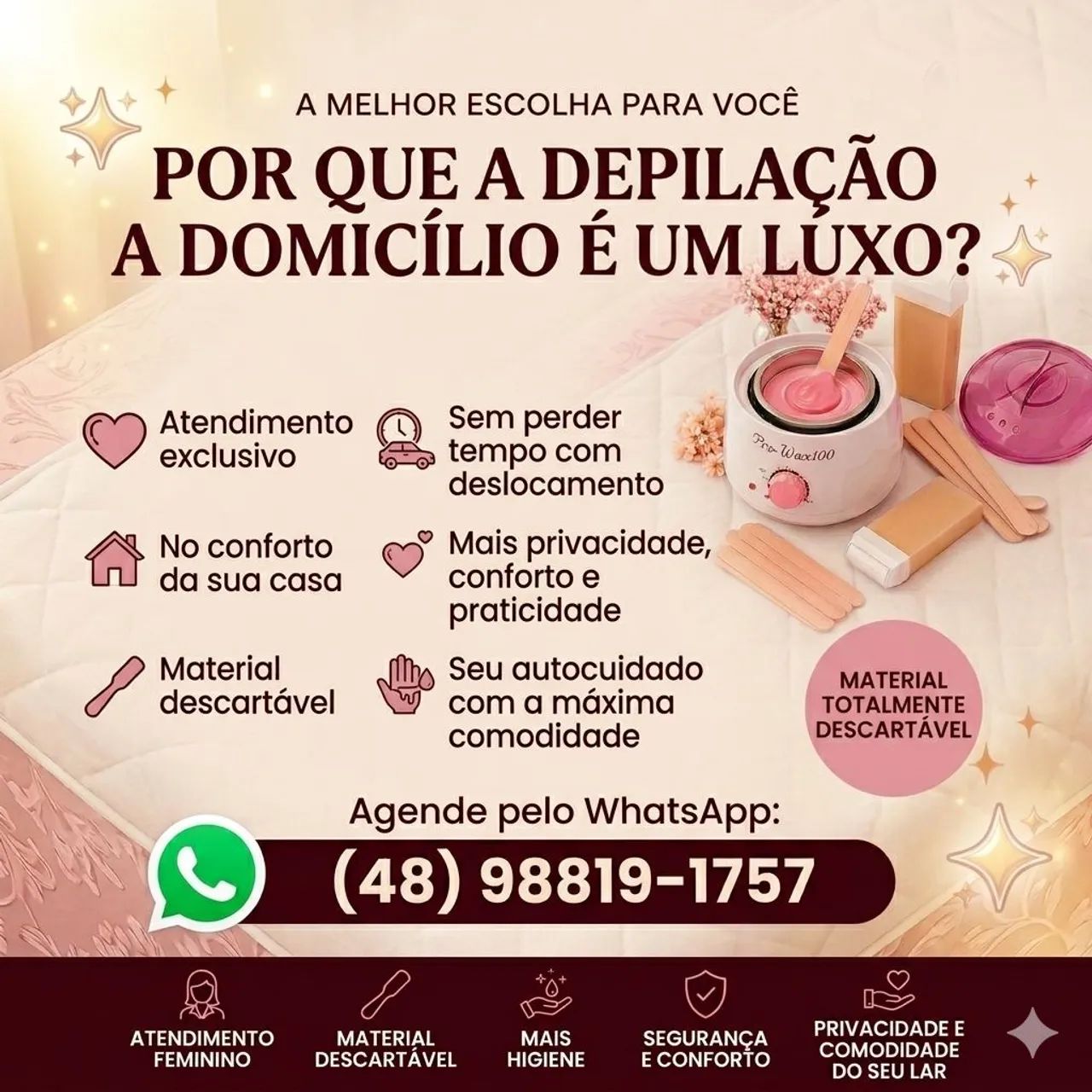 Depilação a domilicio