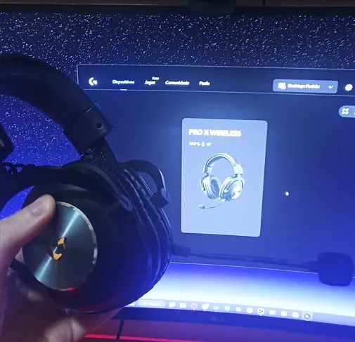Headset Logitech Pro X Wireless - Foto 5