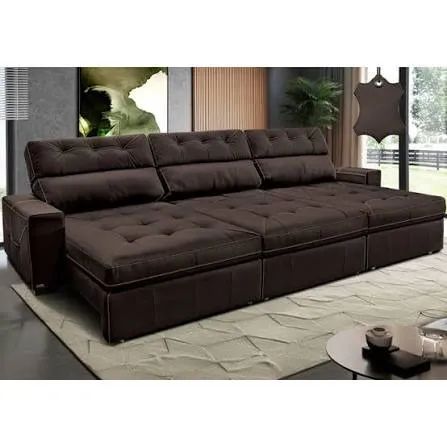 Sofa Retrátil - Marrom