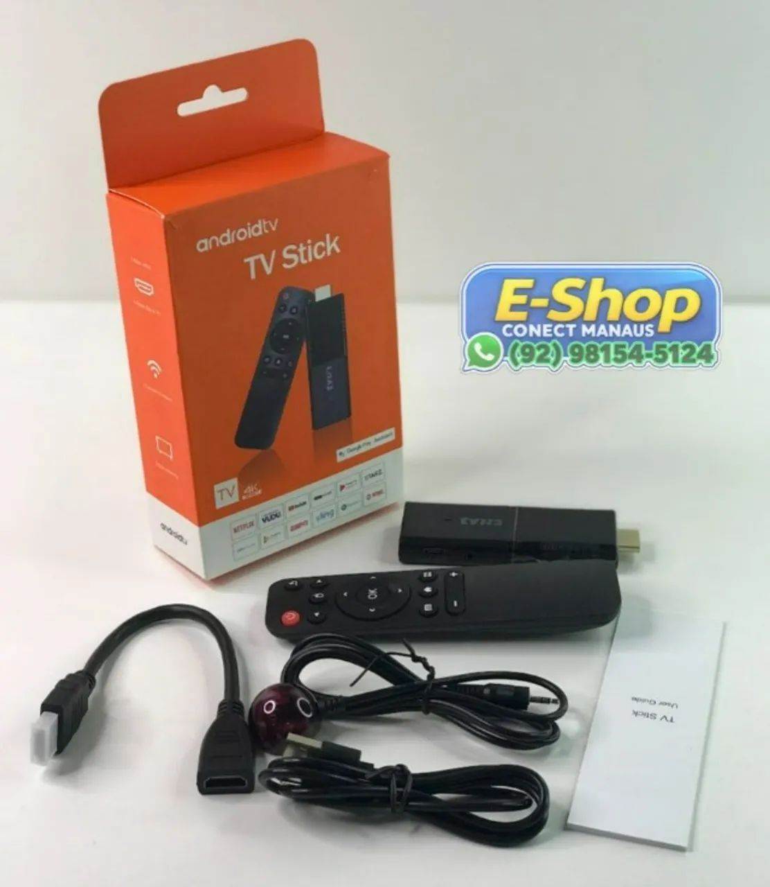 Android Tv Stick Smart 128gb - Entrega Rápida e Segura