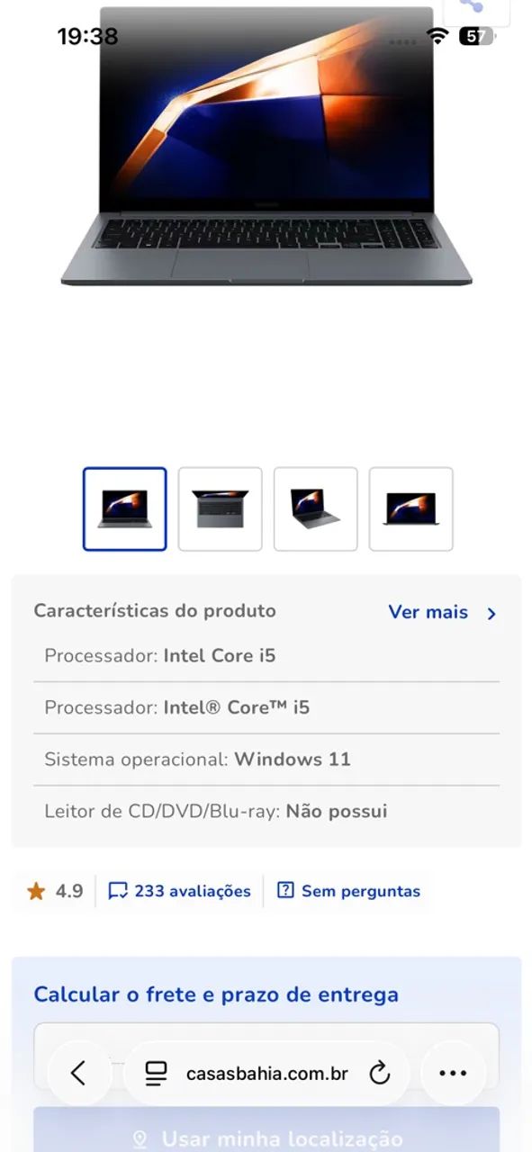 Notebook Samsung galaxy book 4 - Foto 2