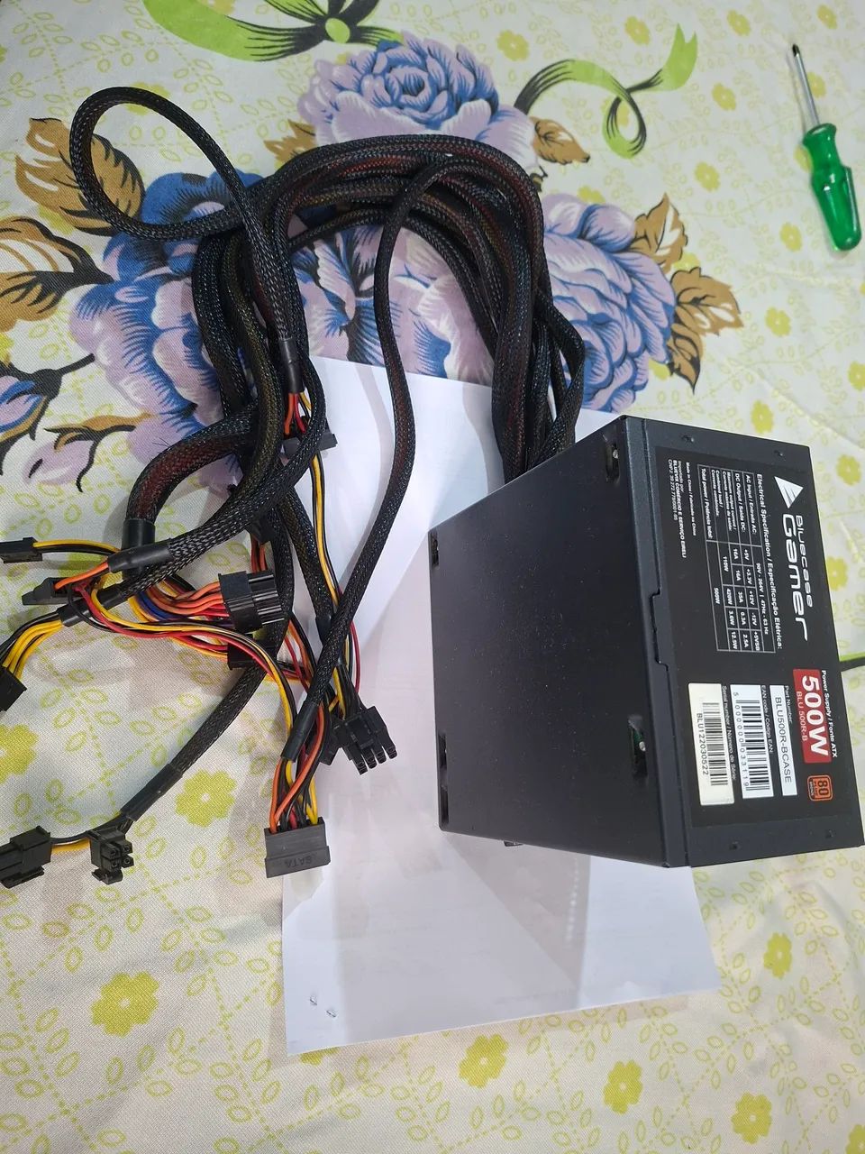Fonte Gamer 500W - Bluecase 80 Plus - Foto 3