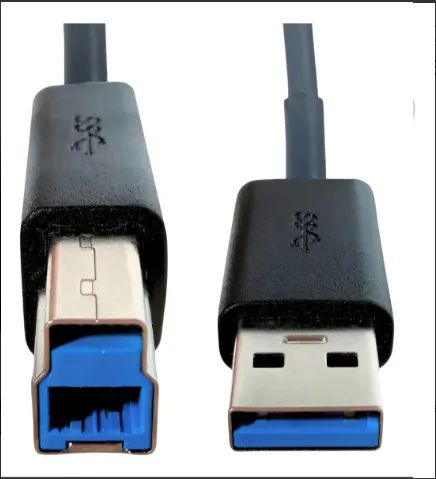 Cabo Usb 3.0 Entrada Usb Tipo B Preto 1,7 Metros Mp1435 - Foto 2