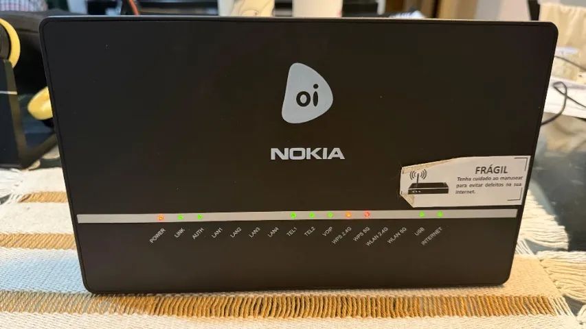 Moden Nokia G-240W-C Oi   com fonte de alimentação - Foto 2