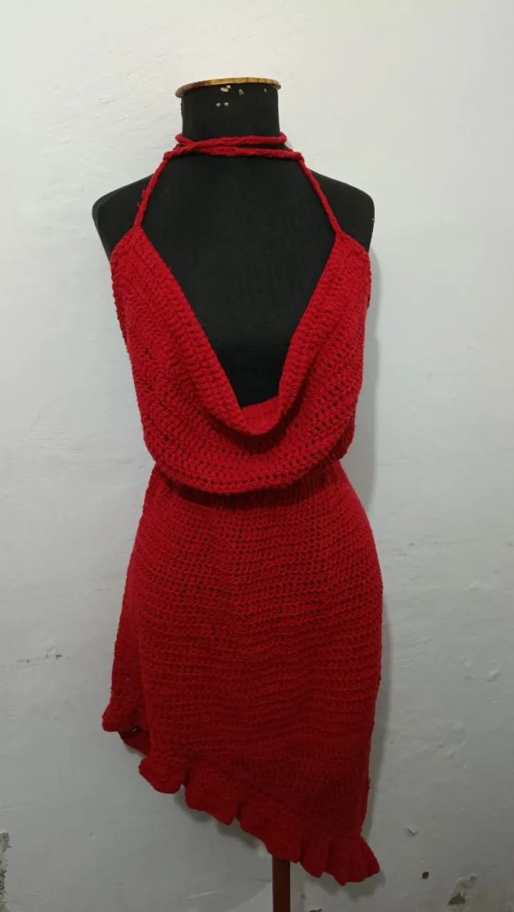 Vende-se roupa de crochê plus size - Foto 2