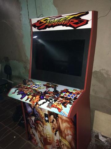 Fliperama Tradicional Multijogos 5.400 Jogos Clássicos Sensor Óptico 0 Delay