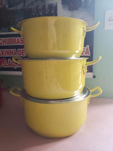 Jogo de panelas de alumínio - Foto 3