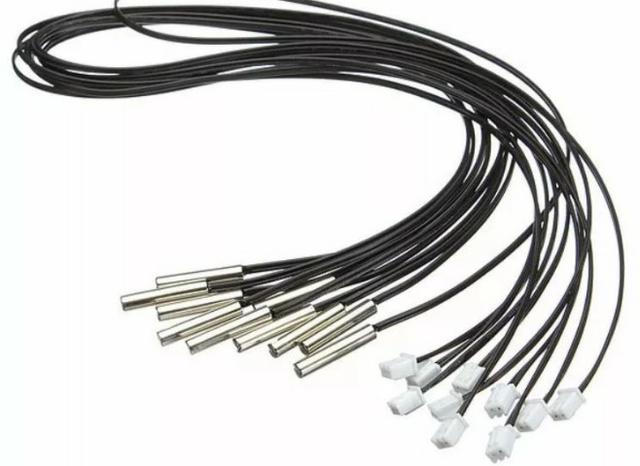 COD-CP317 Sensor De Temperatura Termômetro Sonda Ntc 10k ± 1% 3470 Arduino Automação Ro - Foto 2