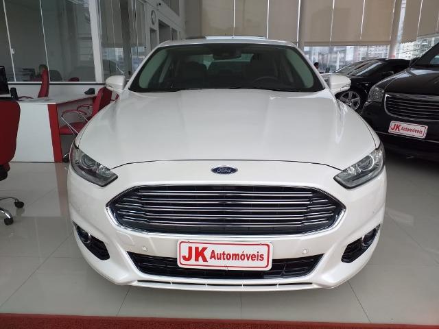 Ford Fusion Titanium Plus AWD Branco, com Teto, 4 pneus novos - Foto 2