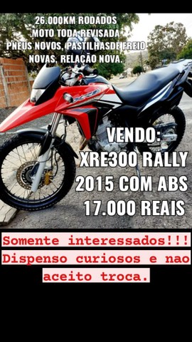 XRE300 / RALLY / COM ABS