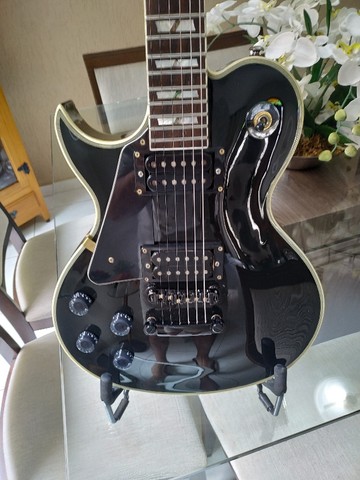 Guitarra SX Les Paul Custom GG1CUS canhoto left - Foto 2