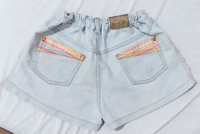 short para menina de 10 anos