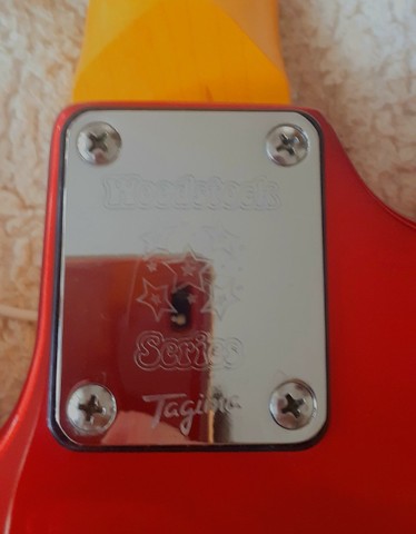 Guitarra Tg530 vermelha - Woodstock Series + capa + capotrasto + faixa - Foto 4