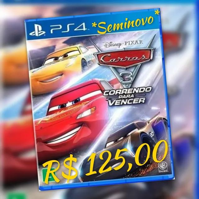 Jogo Carros 3 Correndo para Vencer - Playstation 4 - Seminovo