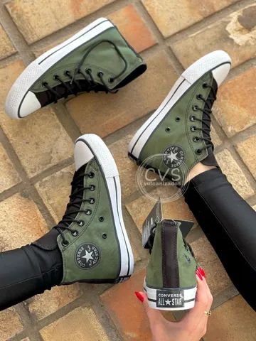 All star converse - Preto Couro - Sabatelly Store