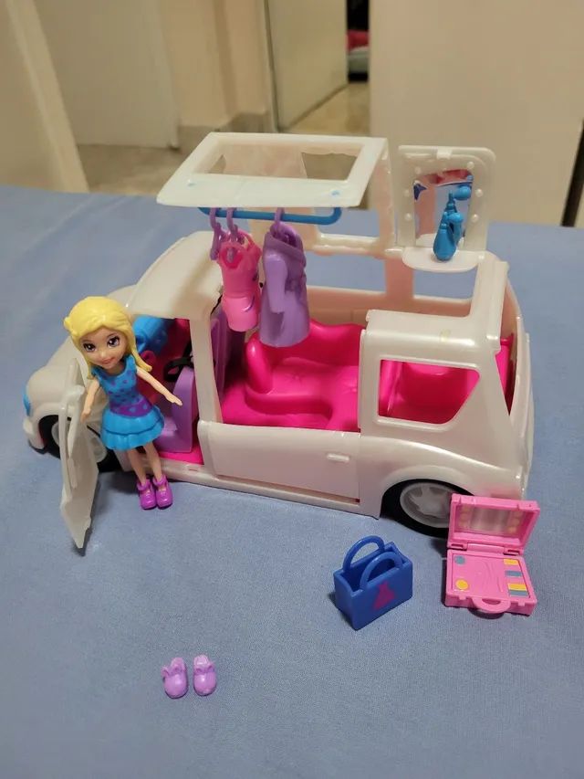 Carrinho Mattel Polly Pocket Limousine Fashion GDM19