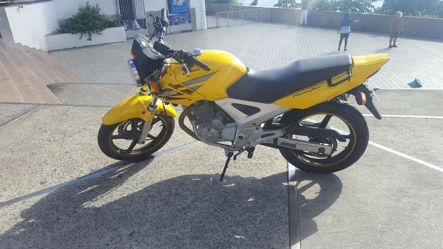 Honda cbx 250 twister,2008, amarela, r$ 6.500 em Brasil