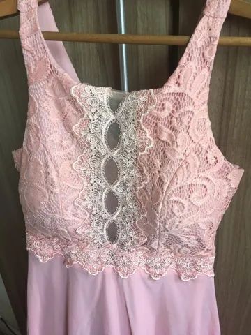 Vestido de festa com renda, longo  - Foto 4