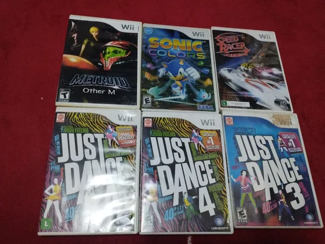 Lote de Jogos Nintendo Wii e Wii U Original - Videogames - Água