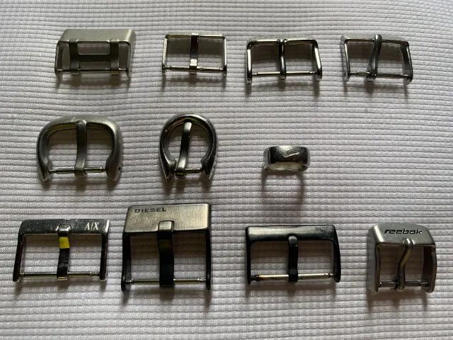 Pulseira de Couro Timex Oakley Bulova Fecho Passsadores Diversos - Foto 5