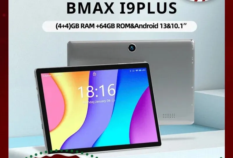 Tablet BMAX I9 PLUS, Tela 10.1, RAM: 4GB+ 4GB Expansão, 64GB, Process:2.0GHz (Novo)