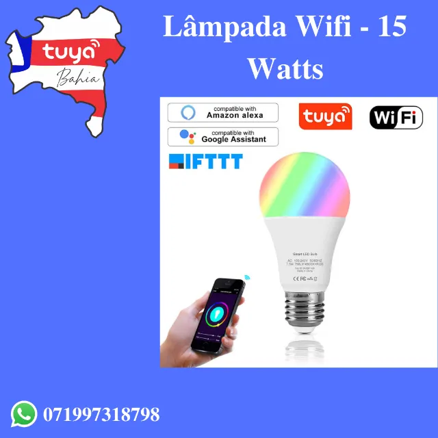 Lâmpada Smart 15 Watts - Imperdível!