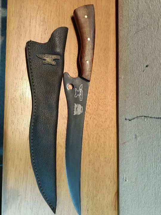 Faca churrasco aço carbono 1070 - Foto 2