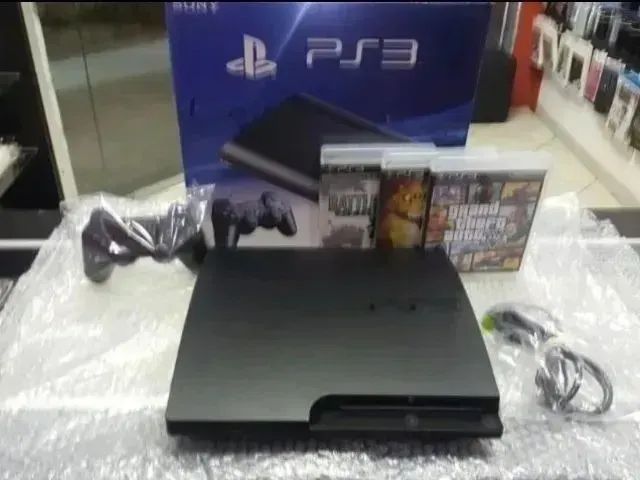 Playstation 3 Slim Novíssimo/Destravado com 2000 Jogos Lançamentos (Loja) - Foto 3