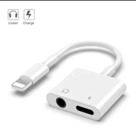 Adaptador para  Iphone Lightning 2 Em 1, Com  De Chamada, carregamento e  - Foto 5
