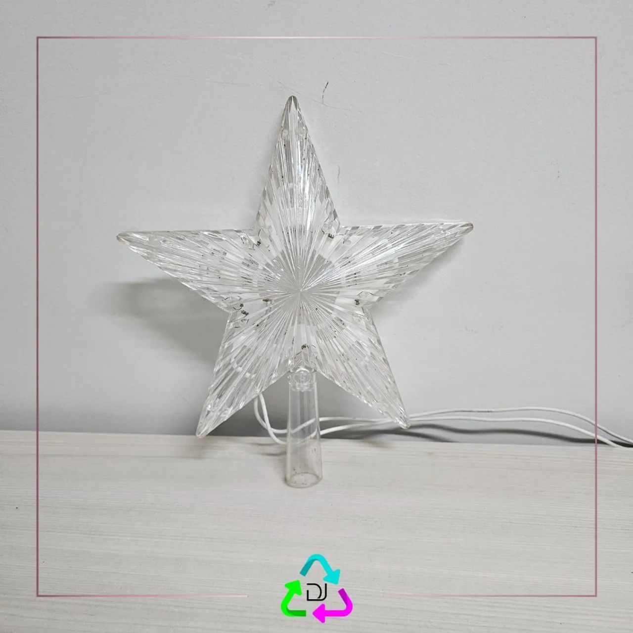 Estrela de Natal com Led para Árvore