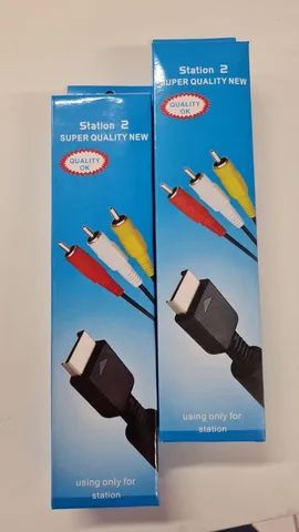 Cabo PS2 x RCA 1,5 Metros Playstation 2