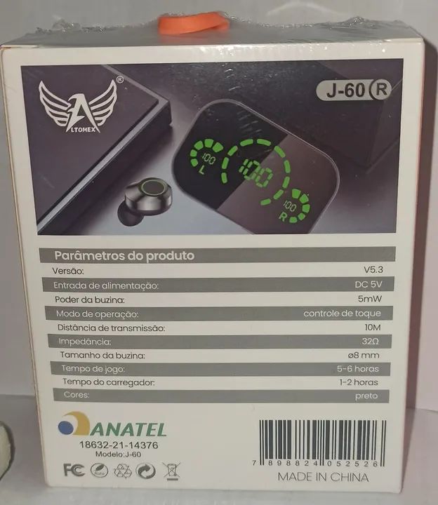 Fones de ouvido da marca Altomex J-60R Bluetooth 5.0, com som surround - Foto 2