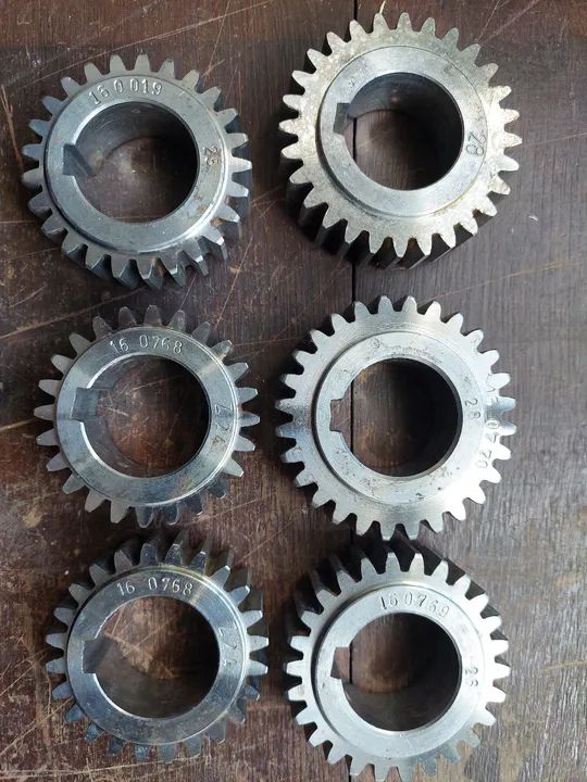 Engrenagens industriais dente reto 