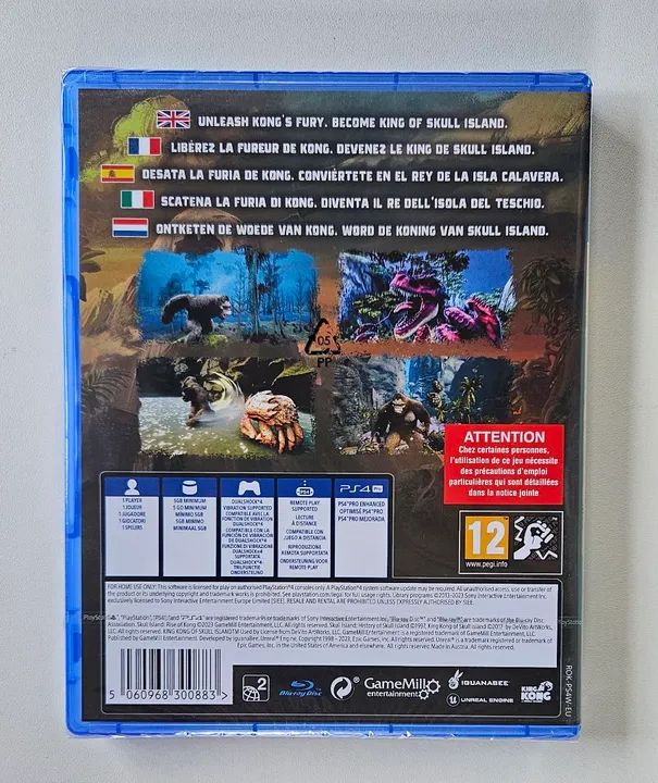 Jogo Skull Island Rise of Kong ps4 novo lacrado  - Foto 2