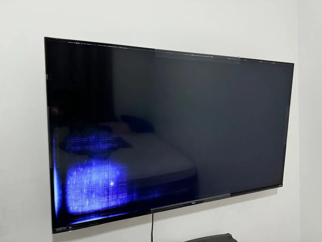 TV 50 polegadas com defeito de imagem