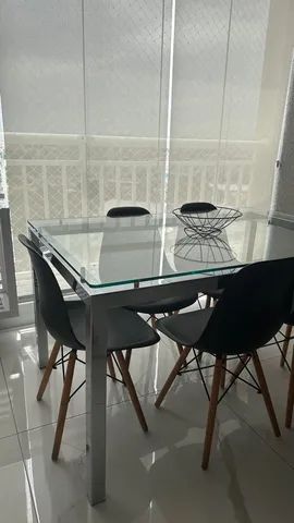 JOGO DE MESA COM 4 CADEIRAS - Foto 5