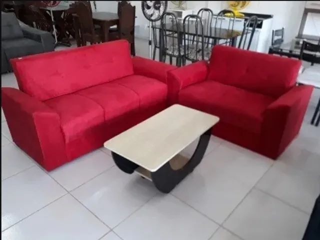Promoção do Dia!! Conjunto de Sofá 3 e 2 Lugares Com Frete Grátis!! - Foto 2
