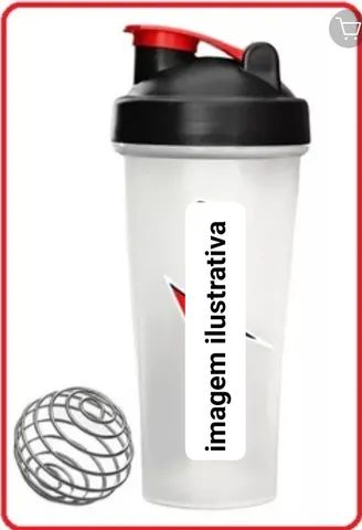  Coqueteleira shakeira com mola 600 ml