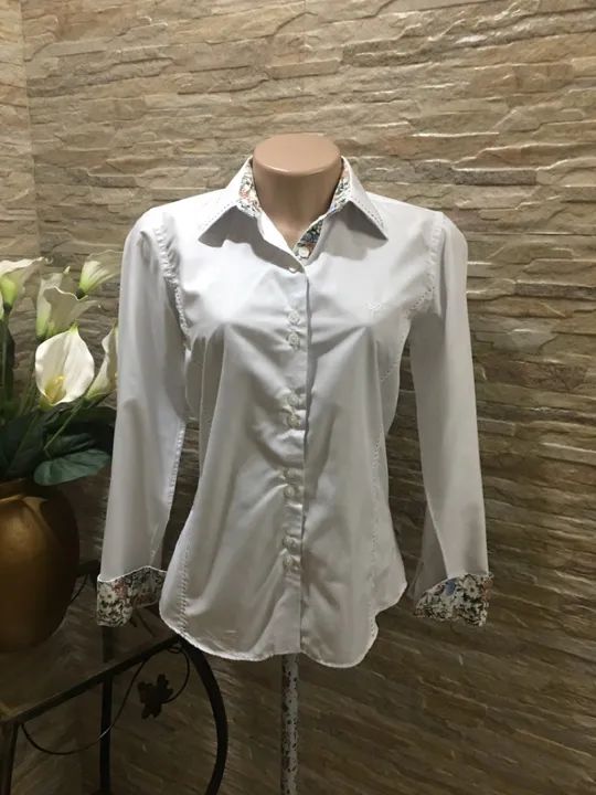 Camisa Feminina Dudalina Algodão Egípcio - Foto 2