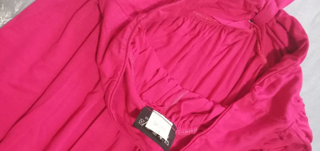 Vestido malha rosa - Tamanho P - Foto 4