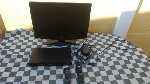Tv 22 polegadas Philco, Led, funciona perfeitamente. E outros. - Foto 5