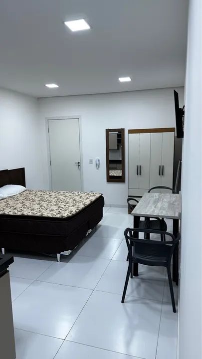 Alugo kitnet mobiliada com energia, internet e água incluso - Foto 3