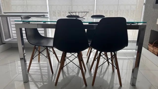 JOGO DE MESA COM 4 CADEIRAS - Foto 3