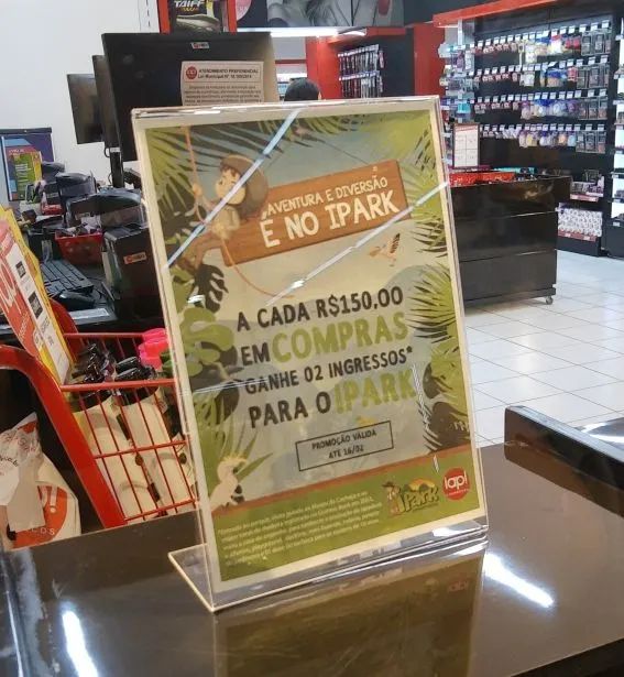 Display em acrilico para preços e informações - Foto 2