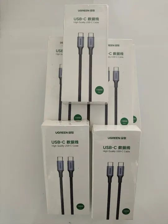 Cabo de dados Ugreen Turbo 100w 1M tipo-c usb-c - Foto 3
