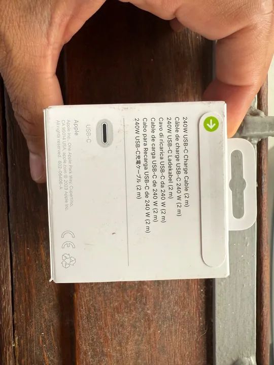 Cabo USB-C 240W Apple Original 2 Metros - Foto 2