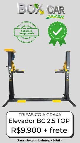 Elevador automotivo Box Car 2.5 