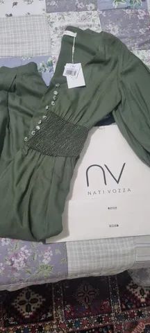 macacão novo bynv, p verde militar - Foto 3