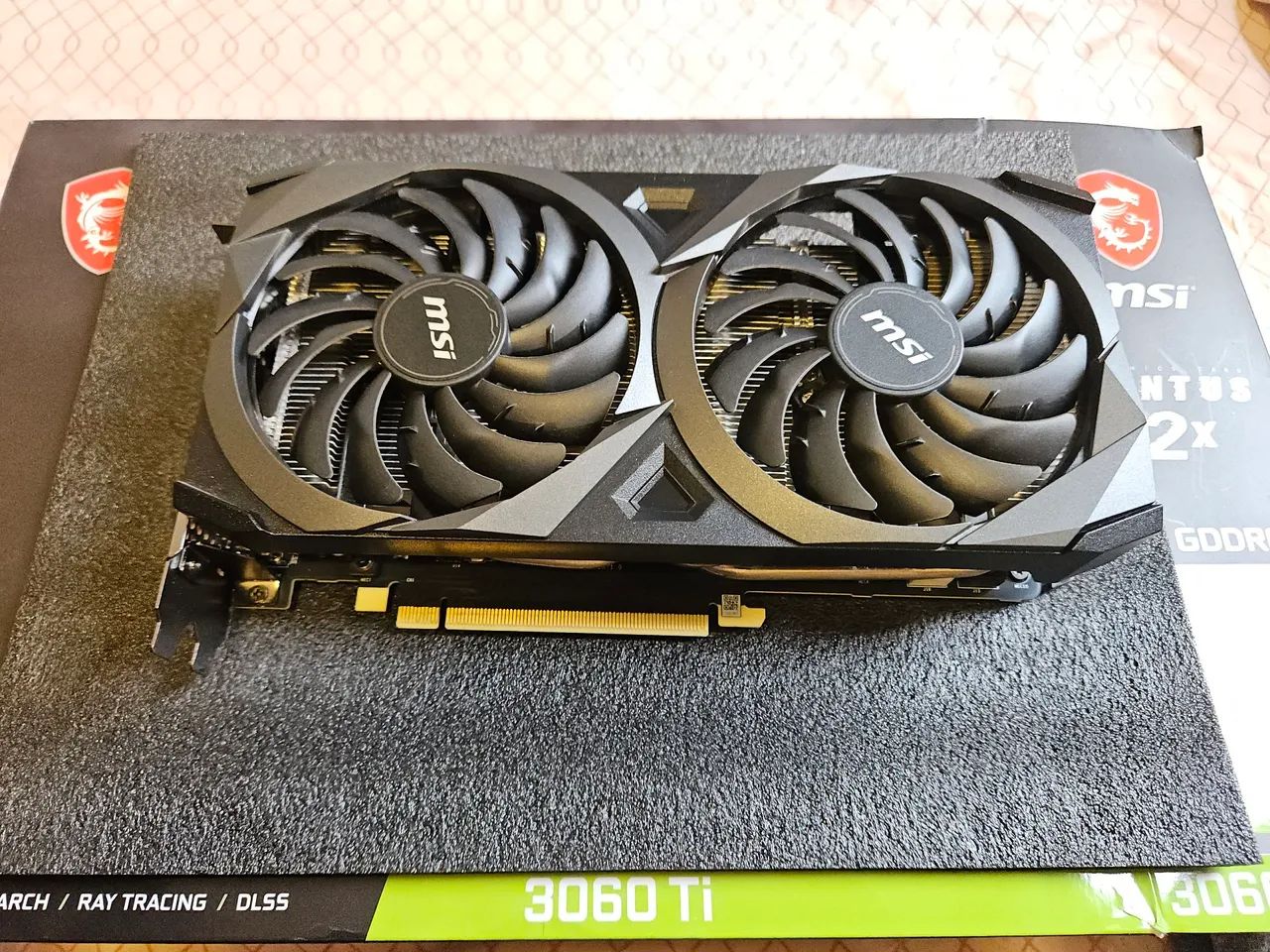 Placa de Vídeo MSI GeForce RTX 3060 Ti Ventus 2X 8GB GDDR6 - Foto 2
