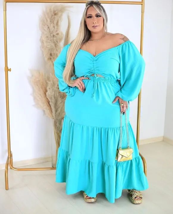 Vestido longo plus size G2  - Foto 4